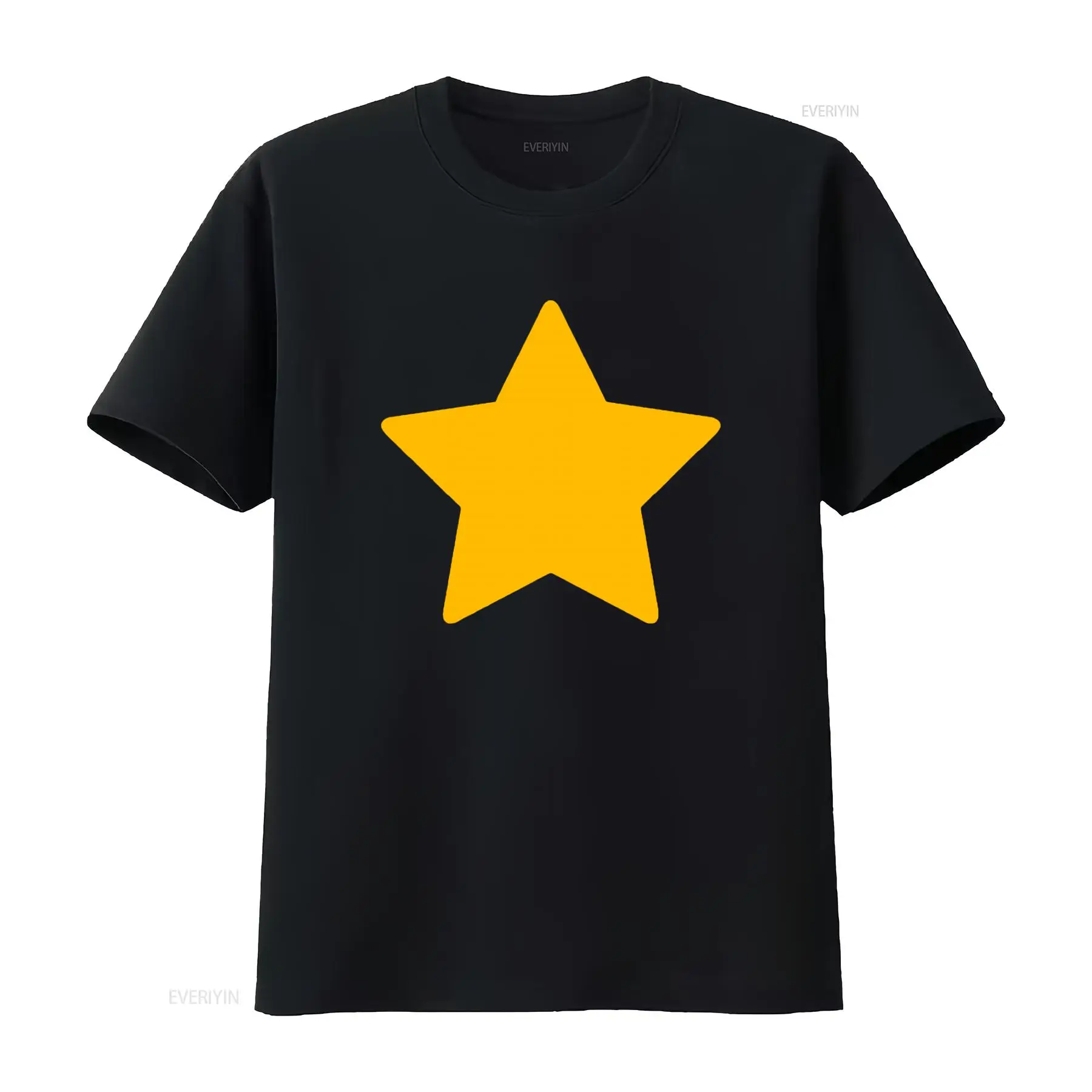 Vintage Fashion Jersey - เสื้อยืดพิมพ์ลายดาวสีเหลือง Steven Universe สำหรับแฟชั่นลำลองสไตล์วินเทจ ลายกราฟิกสตรีทแวร์ ใส่ได้ทั้งชายและหญิง
