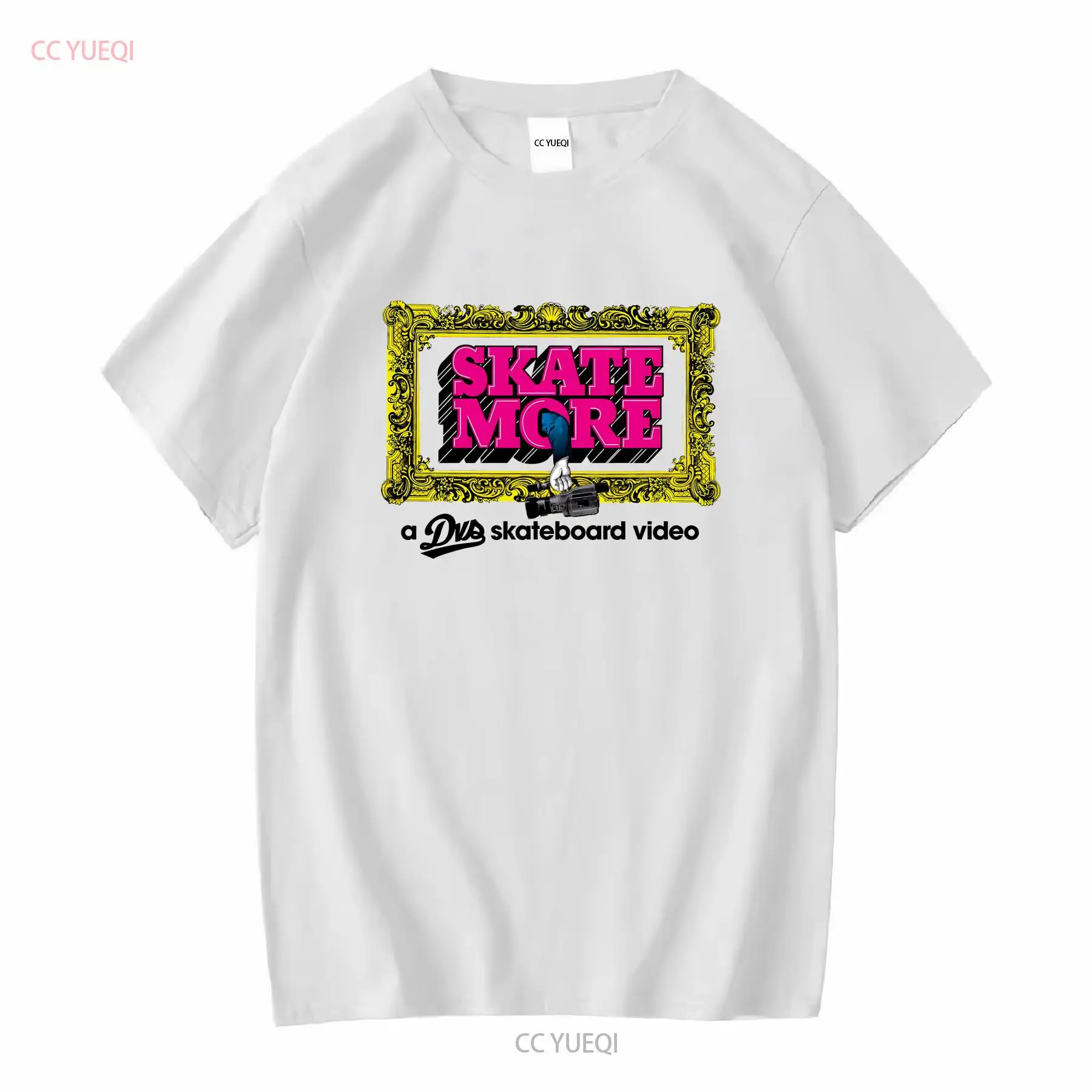 Vintage Fashion Jersey - สเก็ตเพิ่มเติม DVS สเก็ตบอร์ดวิดีโอฟิล์ม SKATER ออกแบบเสื้อยืดแขนยาวหรือสั้น vintage
