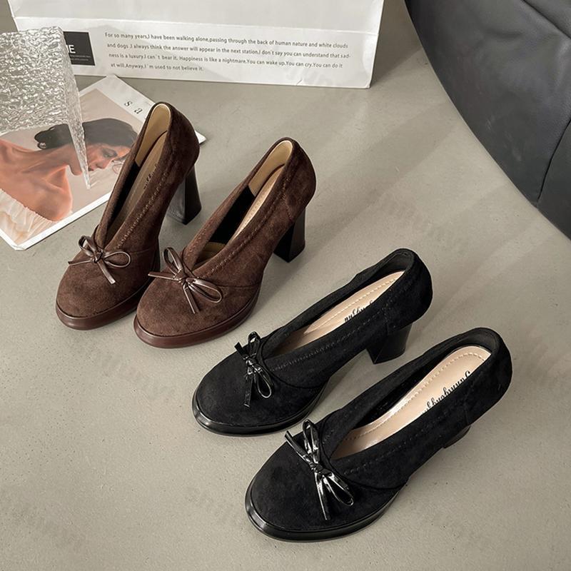 รองเท้าส้นสูงผู้หญิง ฤดูใบไม้ผ - Vintage Outdoor Fashion บทวิจารณ์และราคา