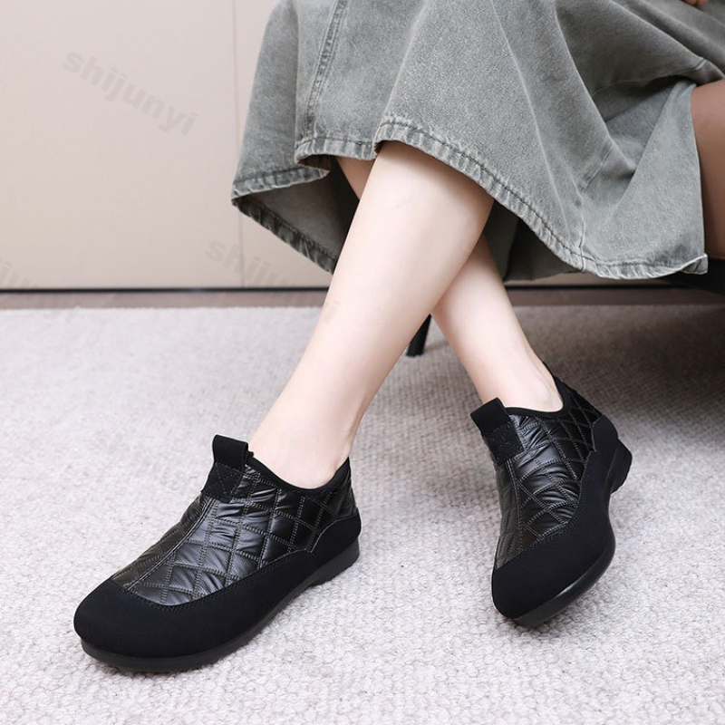 รองเท้าผ้าฝ้ายผู้หญิงแบบสวม ฤด - Vintage Outdoor Fashion บทวิจารณ์และราคา