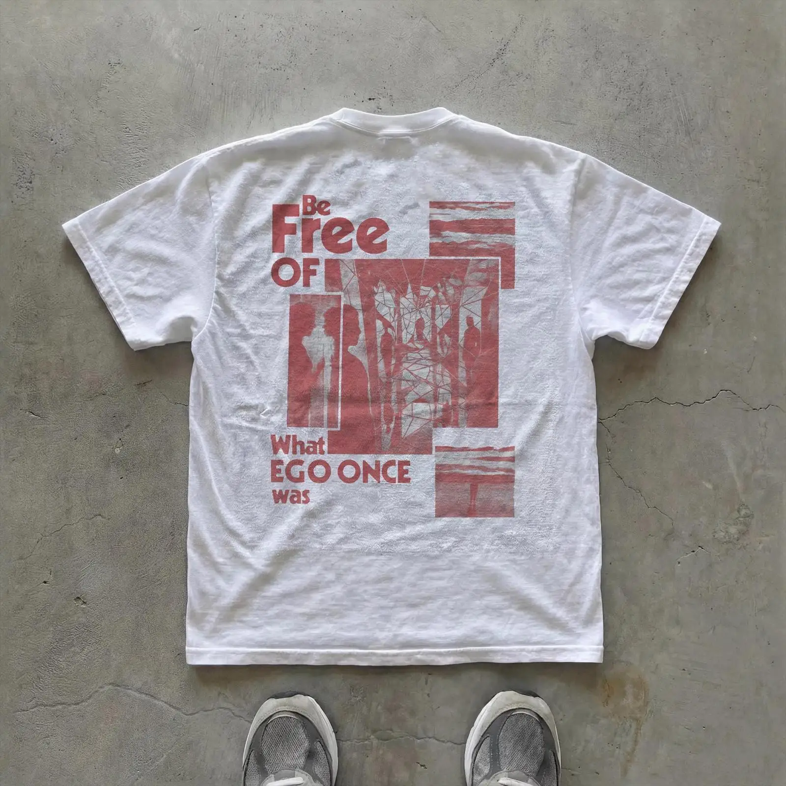 เสื้อยืดลายคำคม Be Free of Ego - Vintage Fashion Quotes บทวิจารณ์และราคา