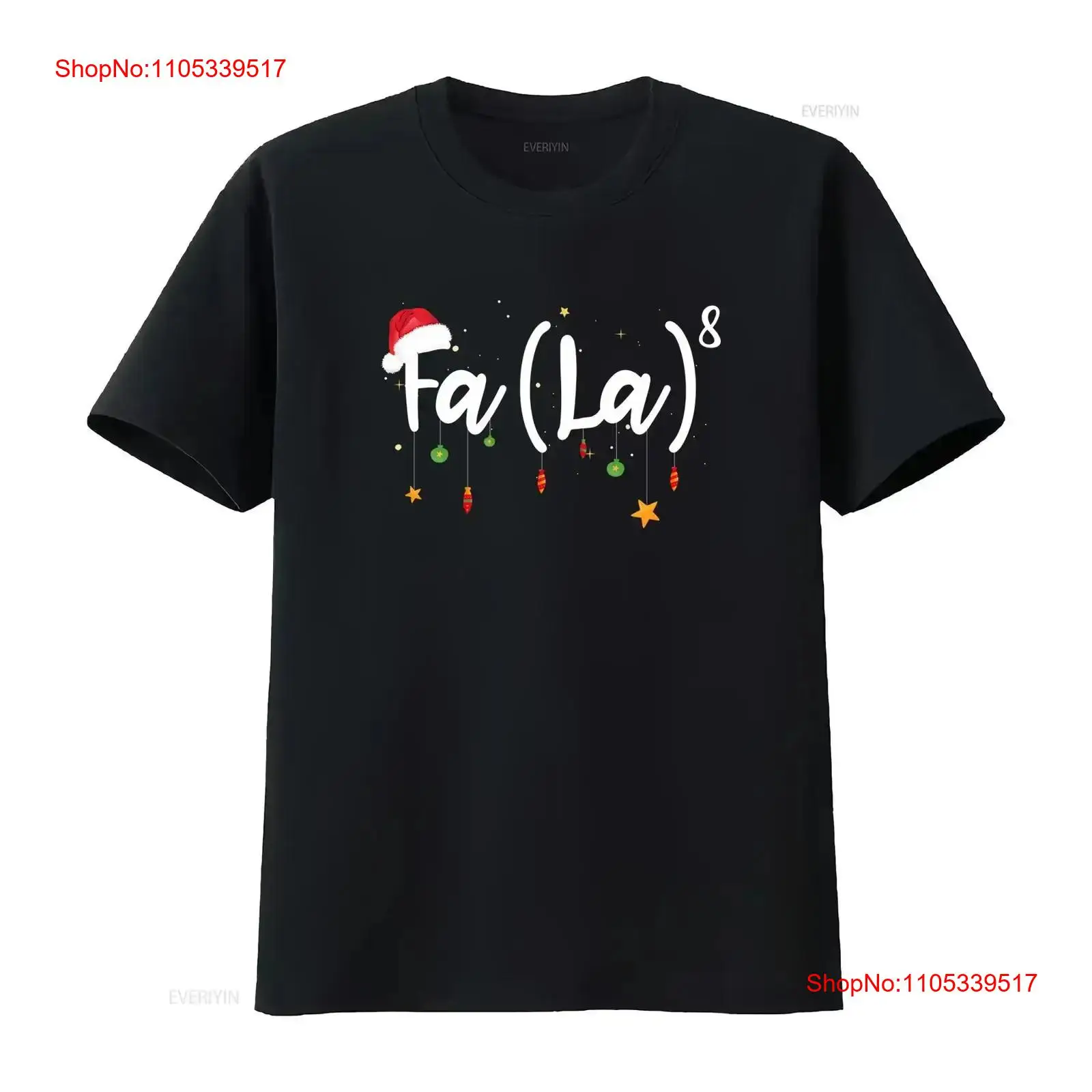 FA LA 8 เสื้อยืดคริสต์มาสน่ารั - Vintage Fashion La บทวิจารณ์และราคา