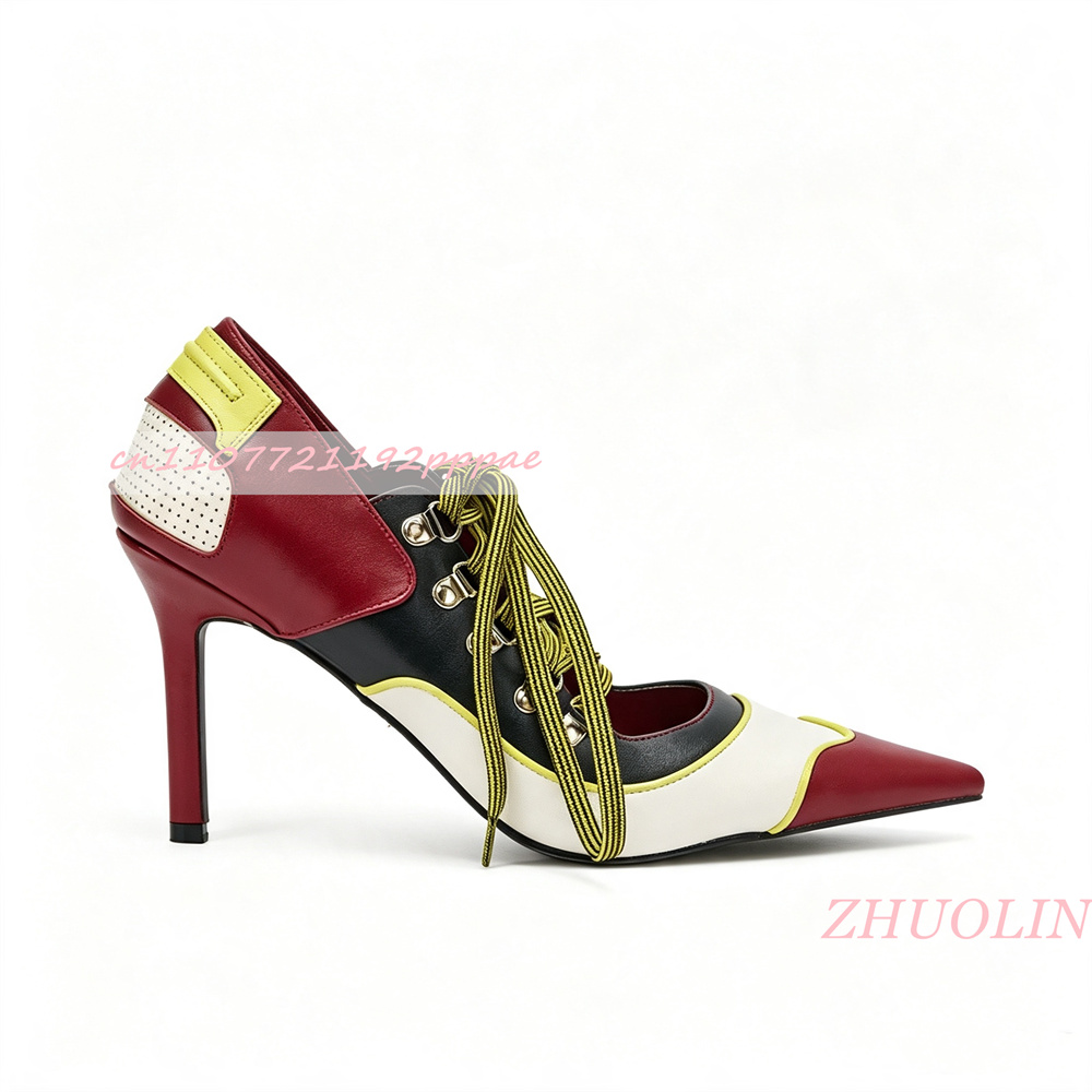 รองเท้าส้นเข็มแบบผูกเชือกสำหรั - Vintage Fashion Online บทวิจารณ์และราคา